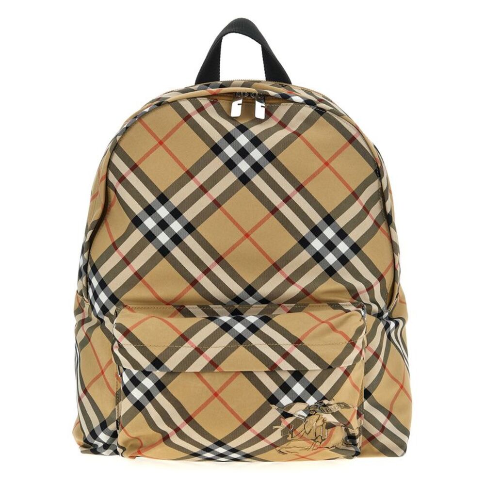 Burberry Beige Polyester Men's Backpack